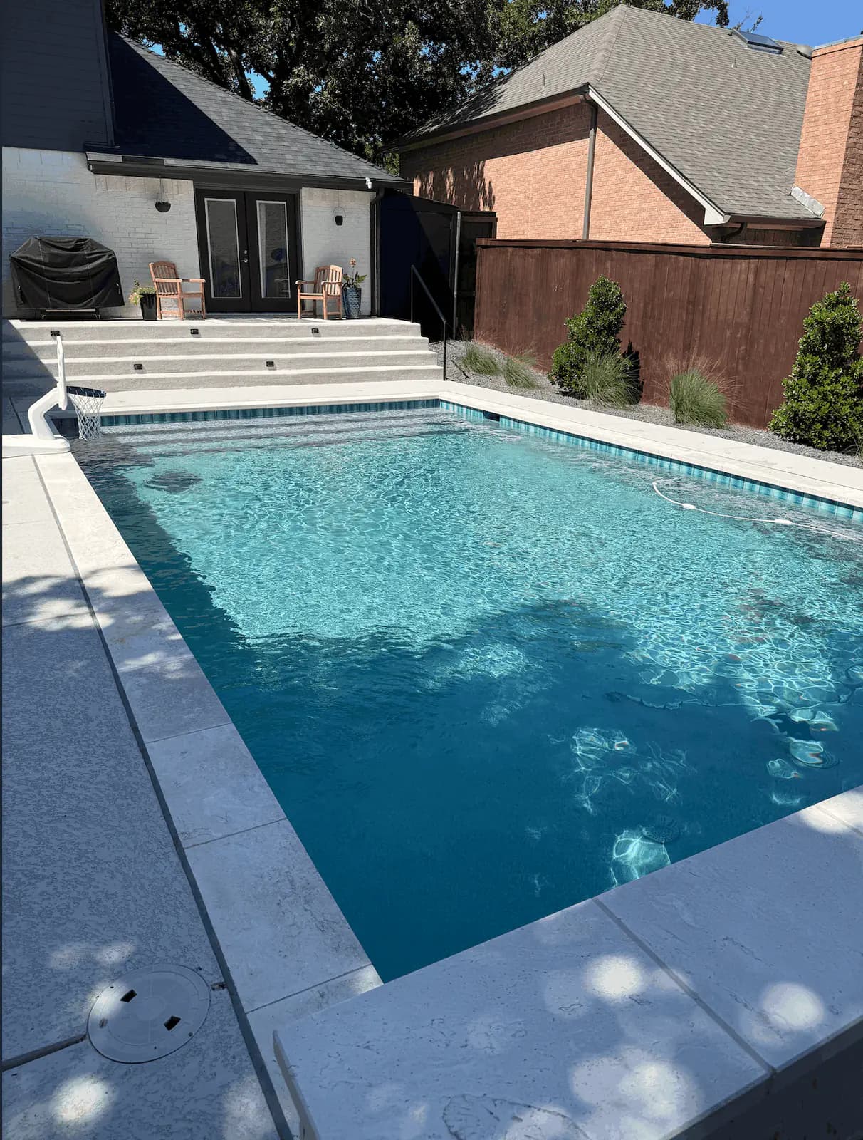 Pool service project by Buff Pools in Colleyville, Texas