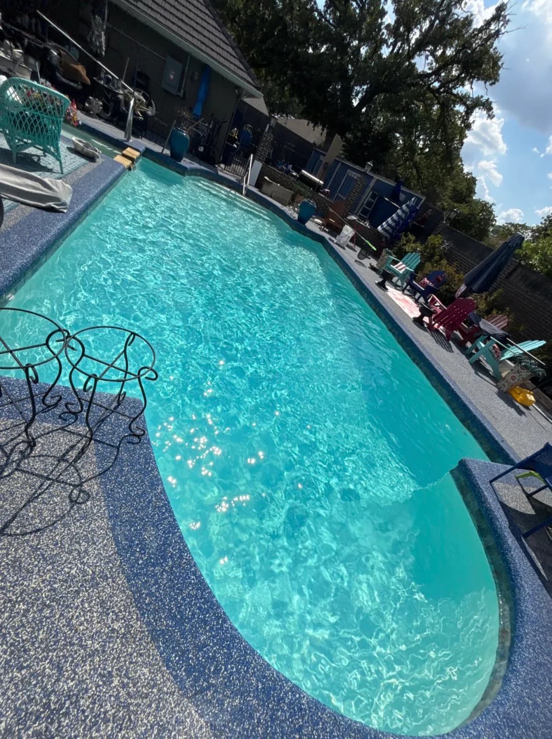 Pool service project by Buff Pools in Colleyville, Texas