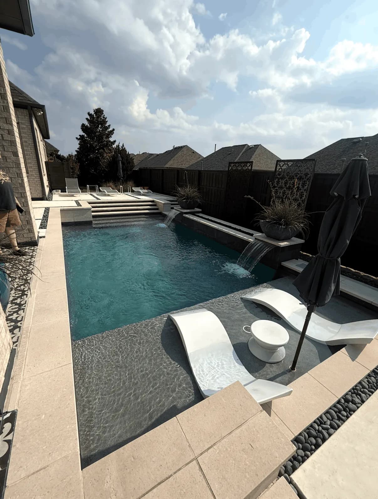 Pool service project by Buff Pools in Colleyville, Texas