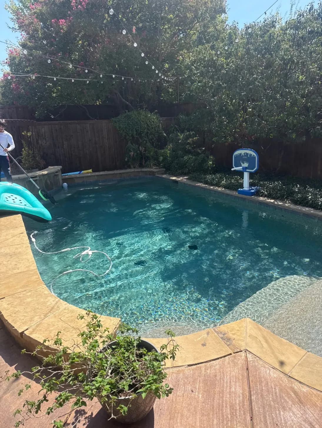 Pool service project by Buff Pools in Colleyville, Texas