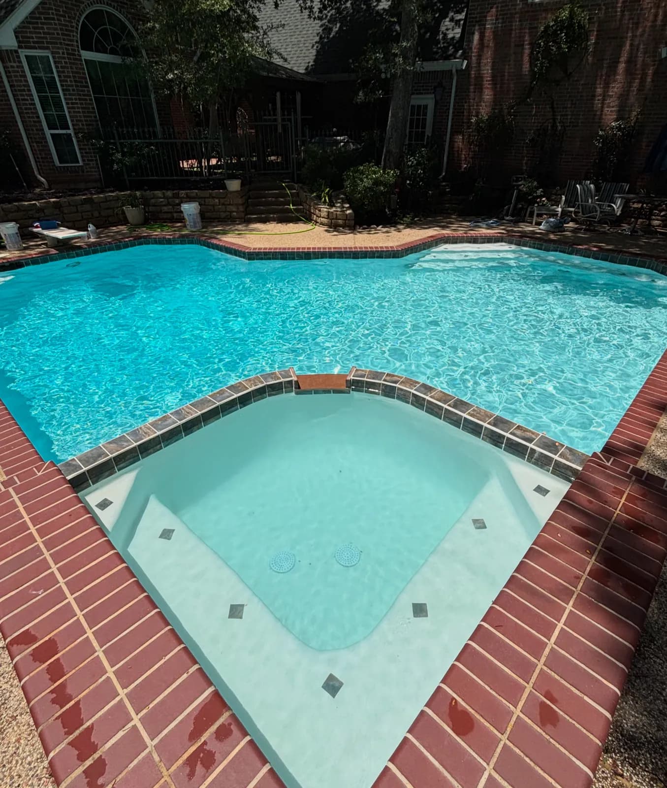 Pool service project by Buff Pools in Colleyville, Texas