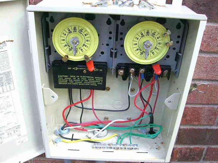 Pool equipment checked during a Buff Pools service visit